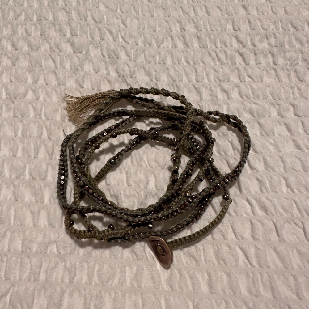 Chan Luu bracelet green and gold